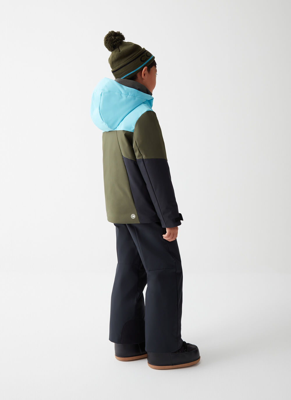 Boys&rsquo; colourblock ski jacket image number 2