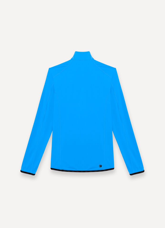 Thermal stretch ski jumper with half-zip image number 5