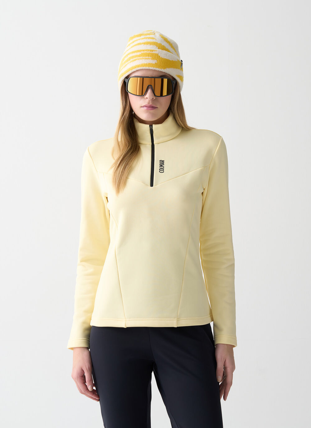 Half-zip stretch ski fleece image number 1