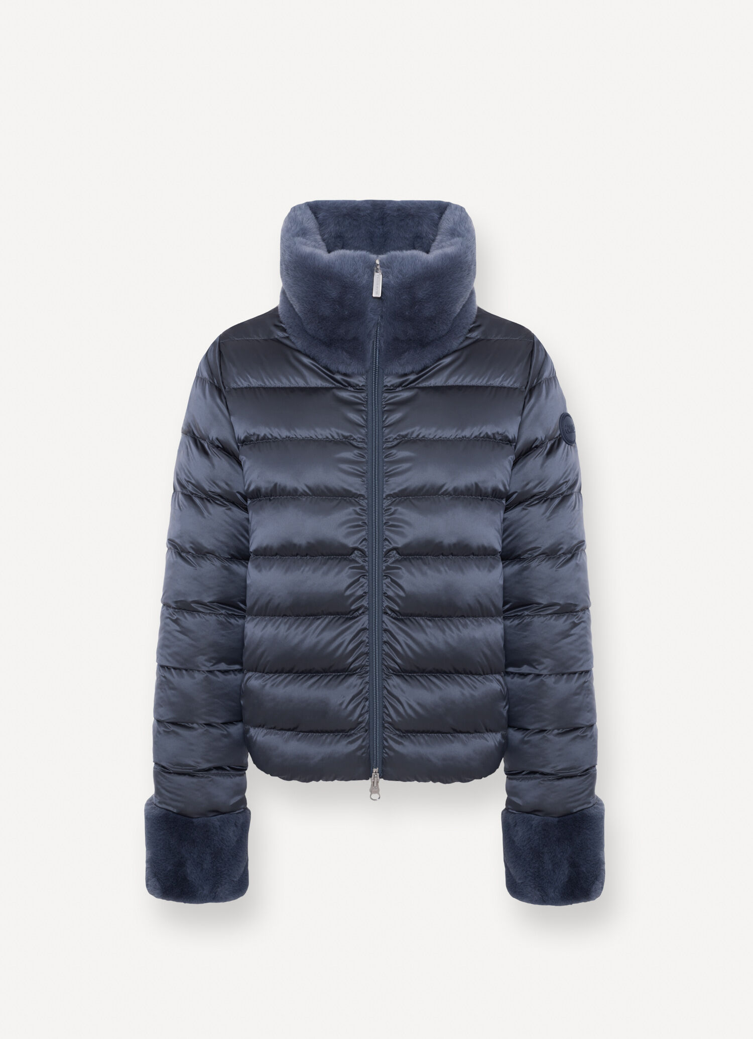 Reversible faux fur down jacket - PROFONDO BLUE | Colmar