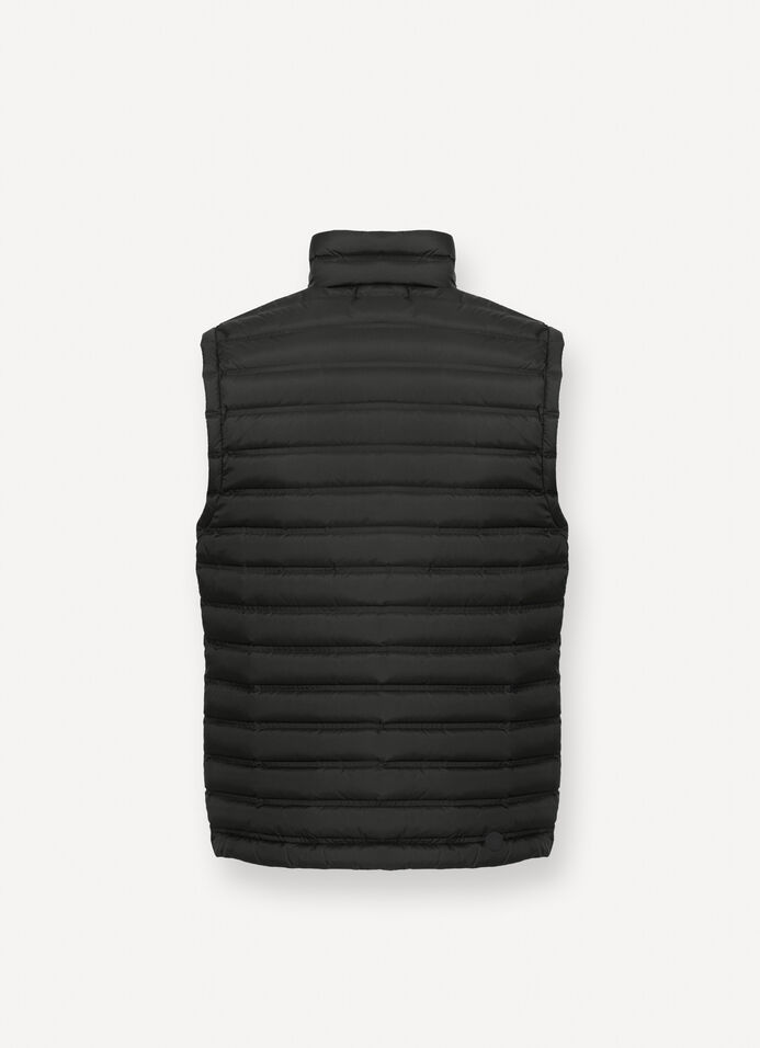 Down vest with seamless quilting image number 5