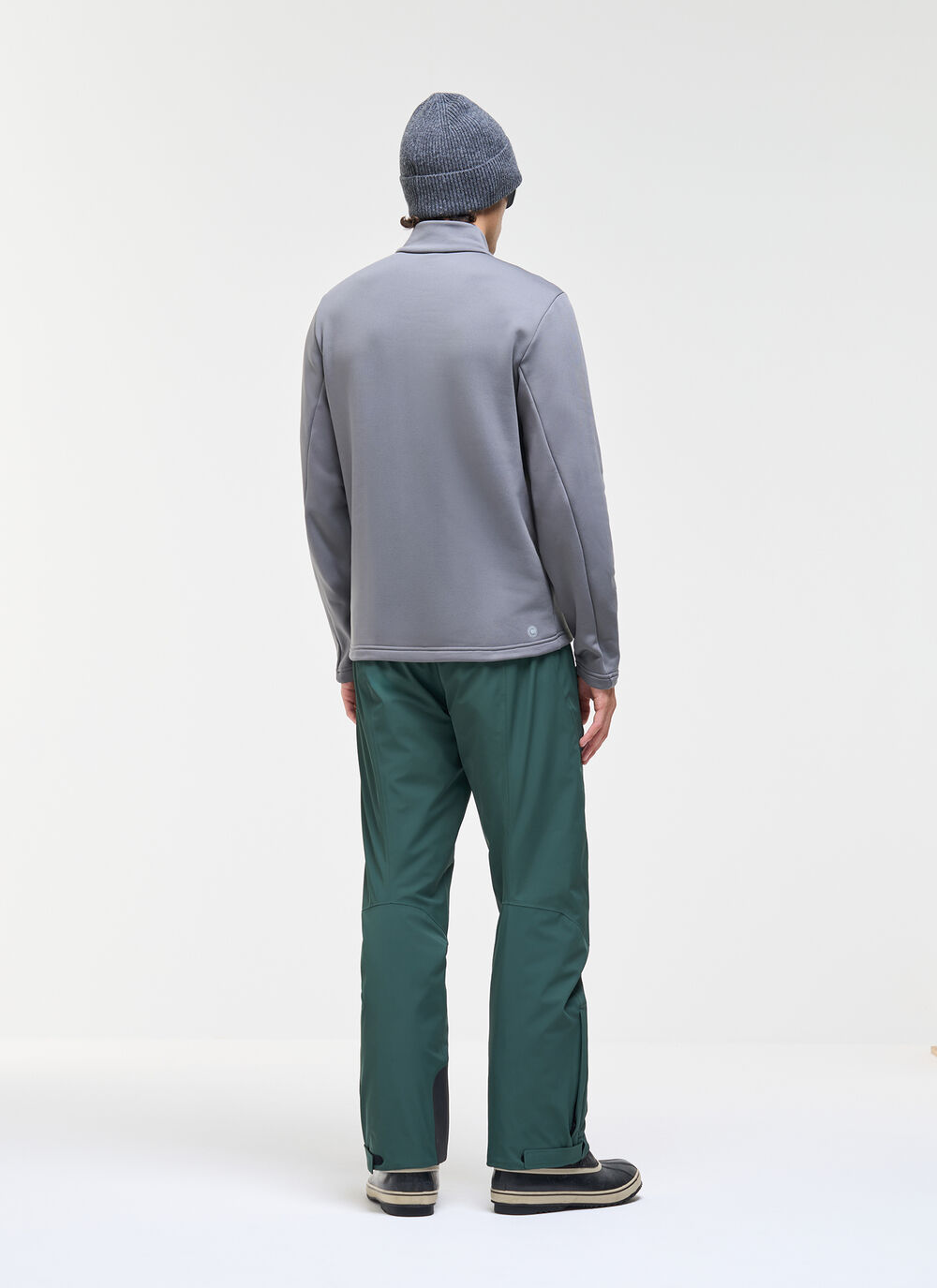 Half-zip stretch ski fleece