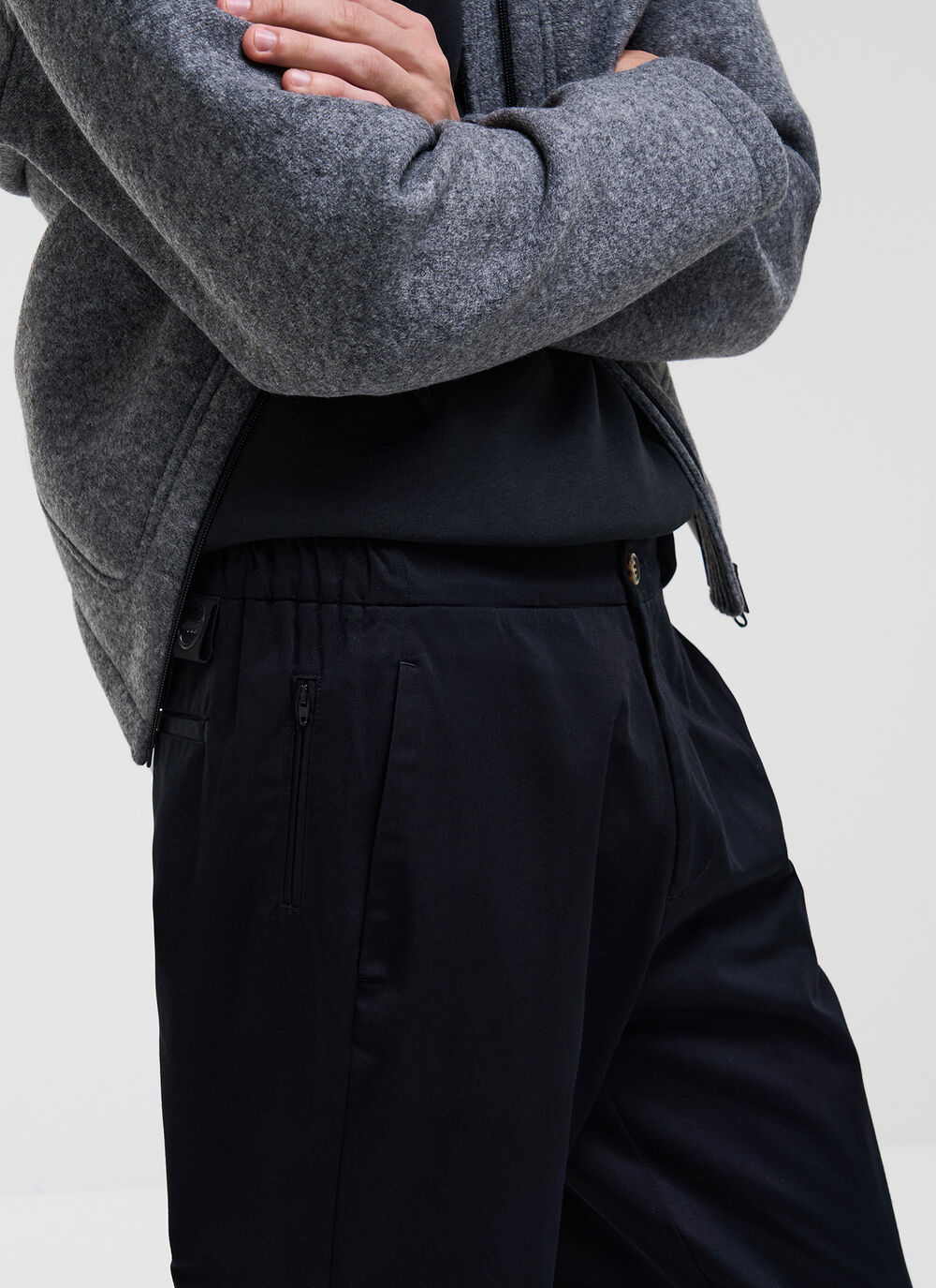 Classic cotton trousers image number 2