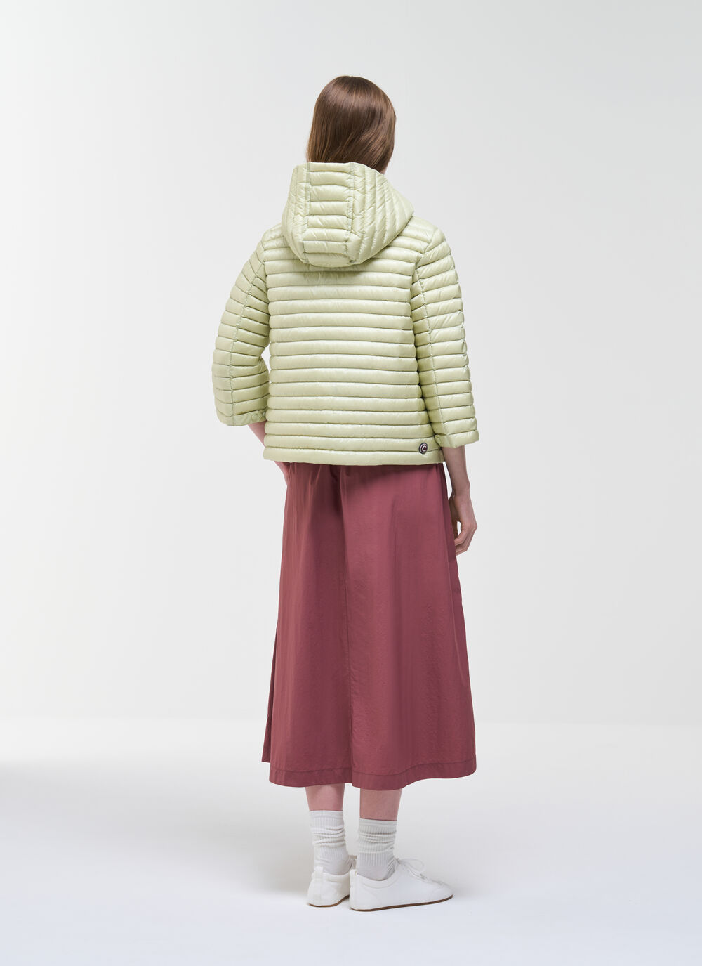 Light down cape with drawstring image number 3