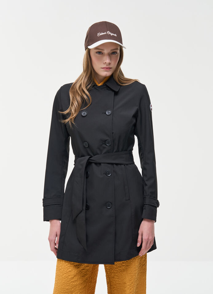 Waterproof trench coat