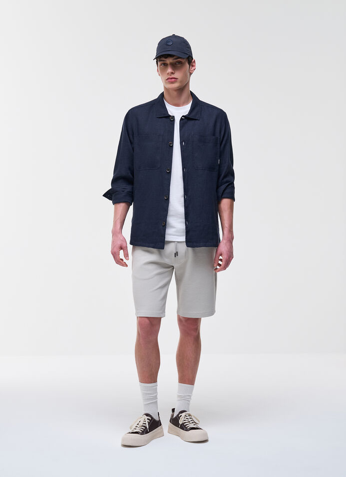 Ottoman fleece shorts