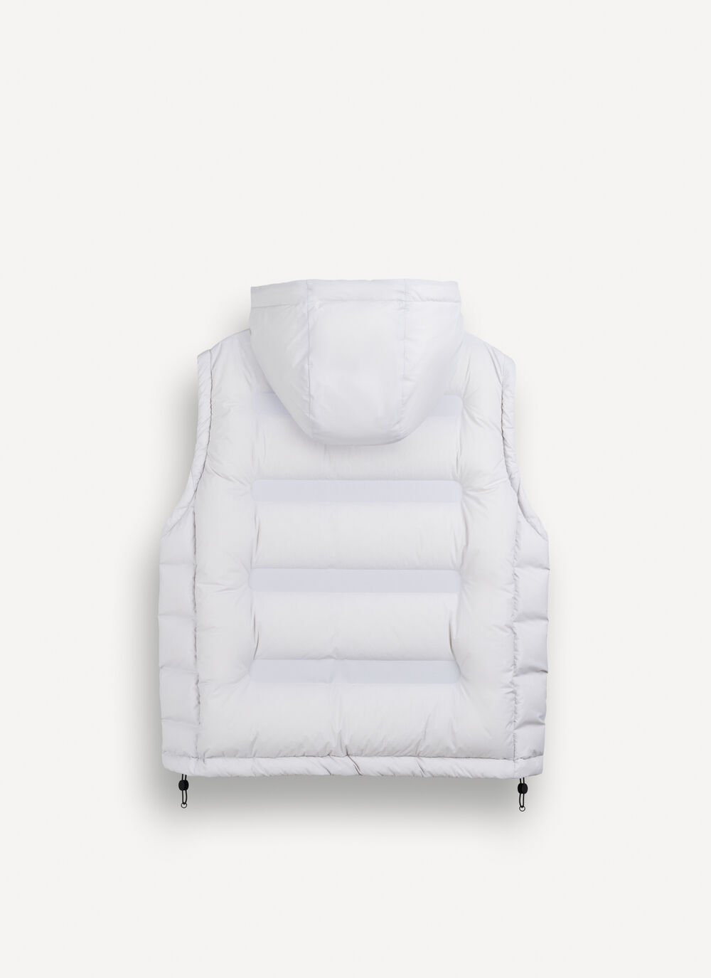 Matte gilet with diagonal design  image number 5