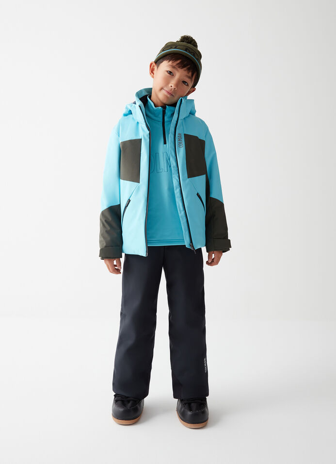 Boys’ colourblock ski jacket image number 1