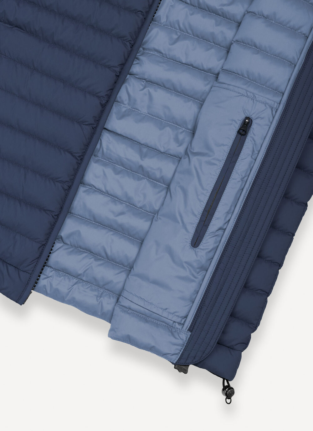 Gilet in piuma leggera con coulisse  image number 6