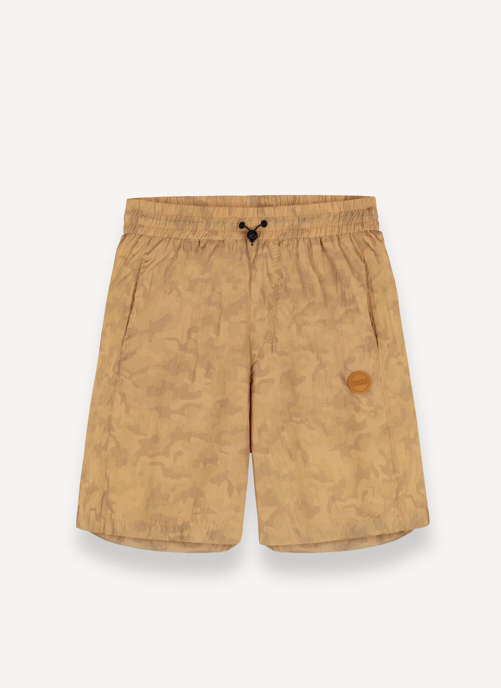 Light nylon shorts with camouflage print image number 4