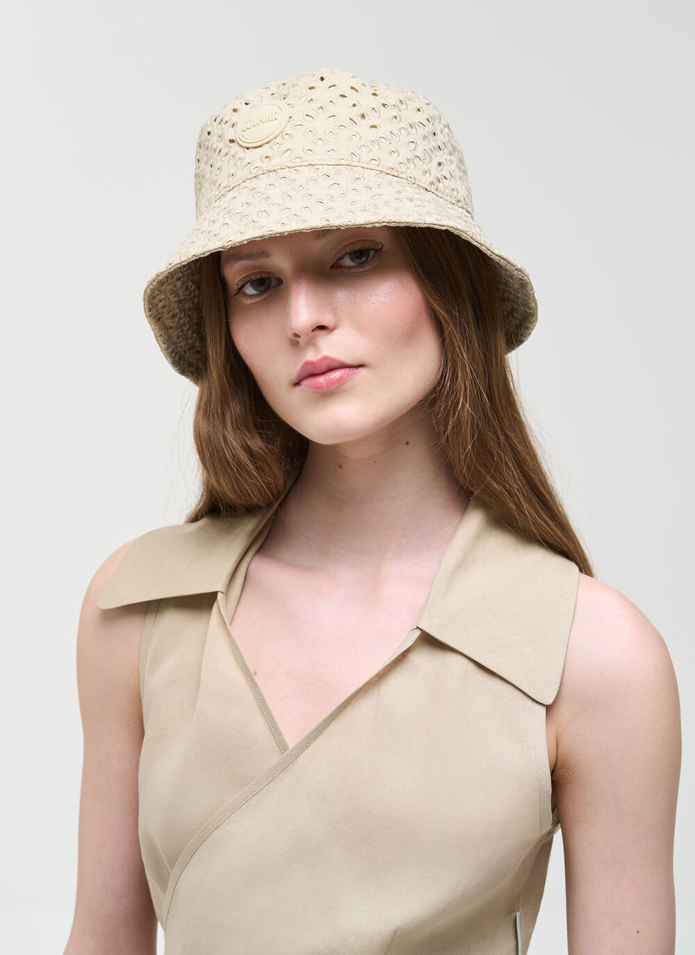 Sangallo Lace Bucket Hat image number 0