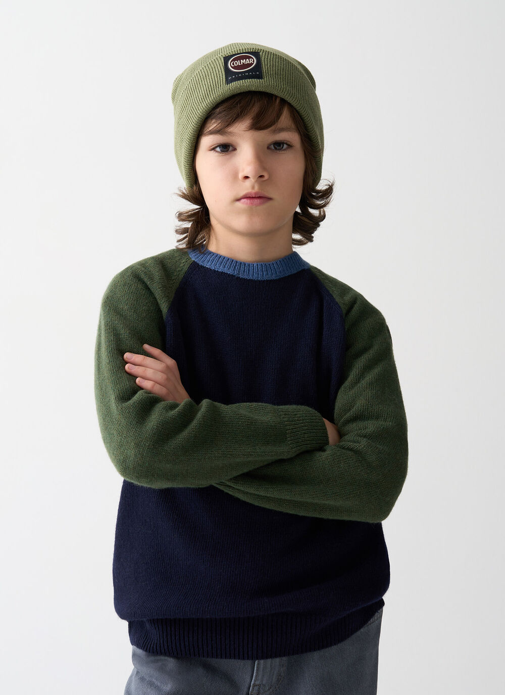 Unisex two-tone pullover image number 1