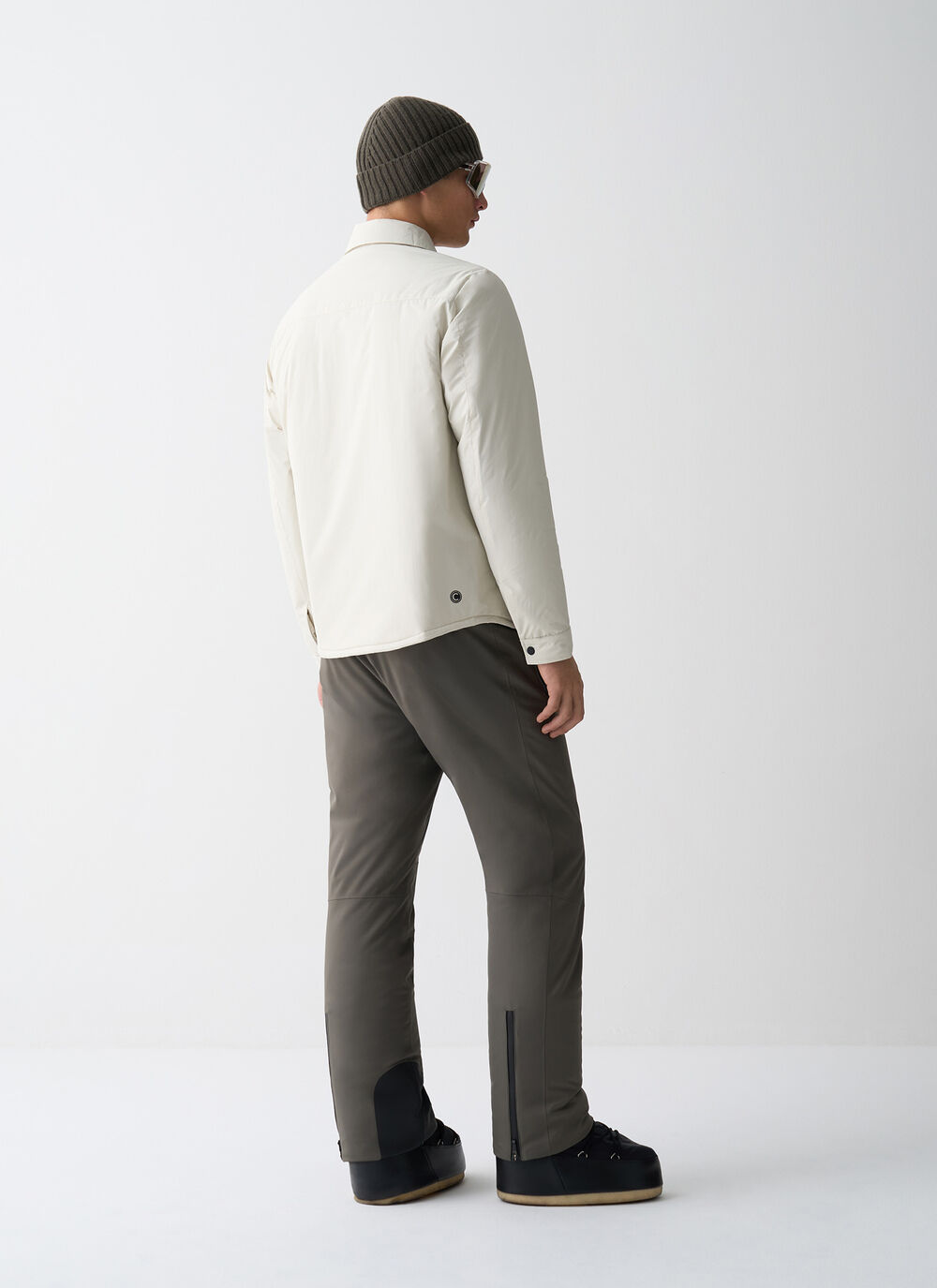 Giacca overshirt con insulator image number 3