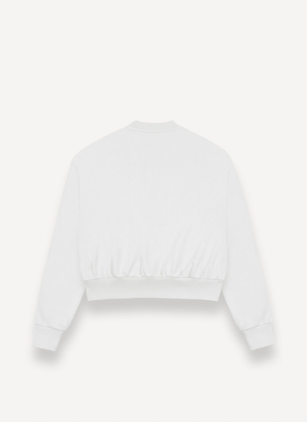 Felpa crop relaxed fit image number 5