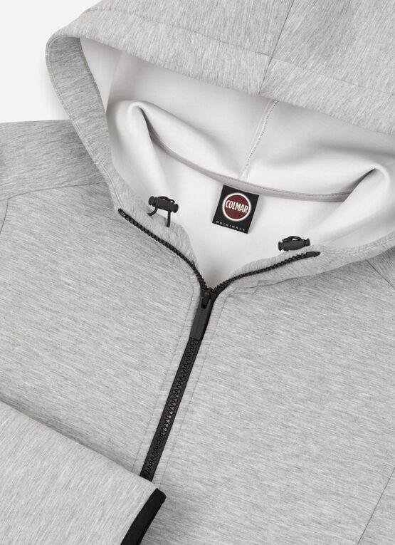 Kapuzensweatshirt aus Scuba