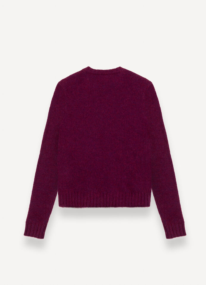 Crew-neck mohair-blend pullover image number 4