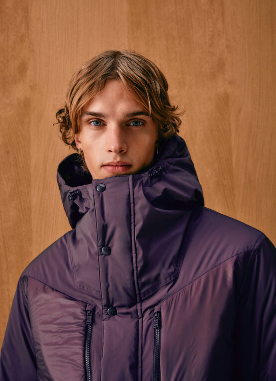 Waterproof down-padded parka