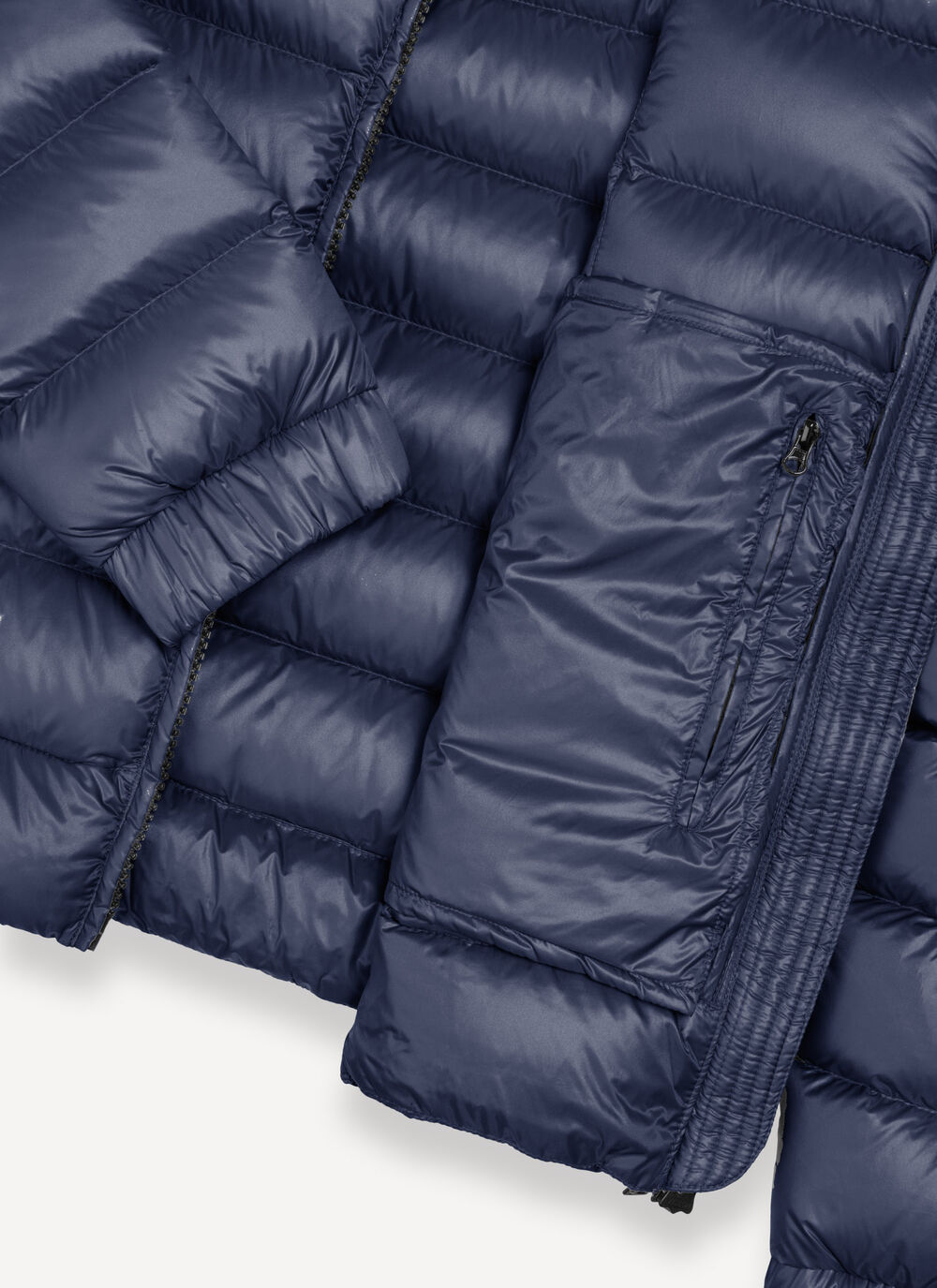 Doudoune brillante &agrave; capuche  image number 6