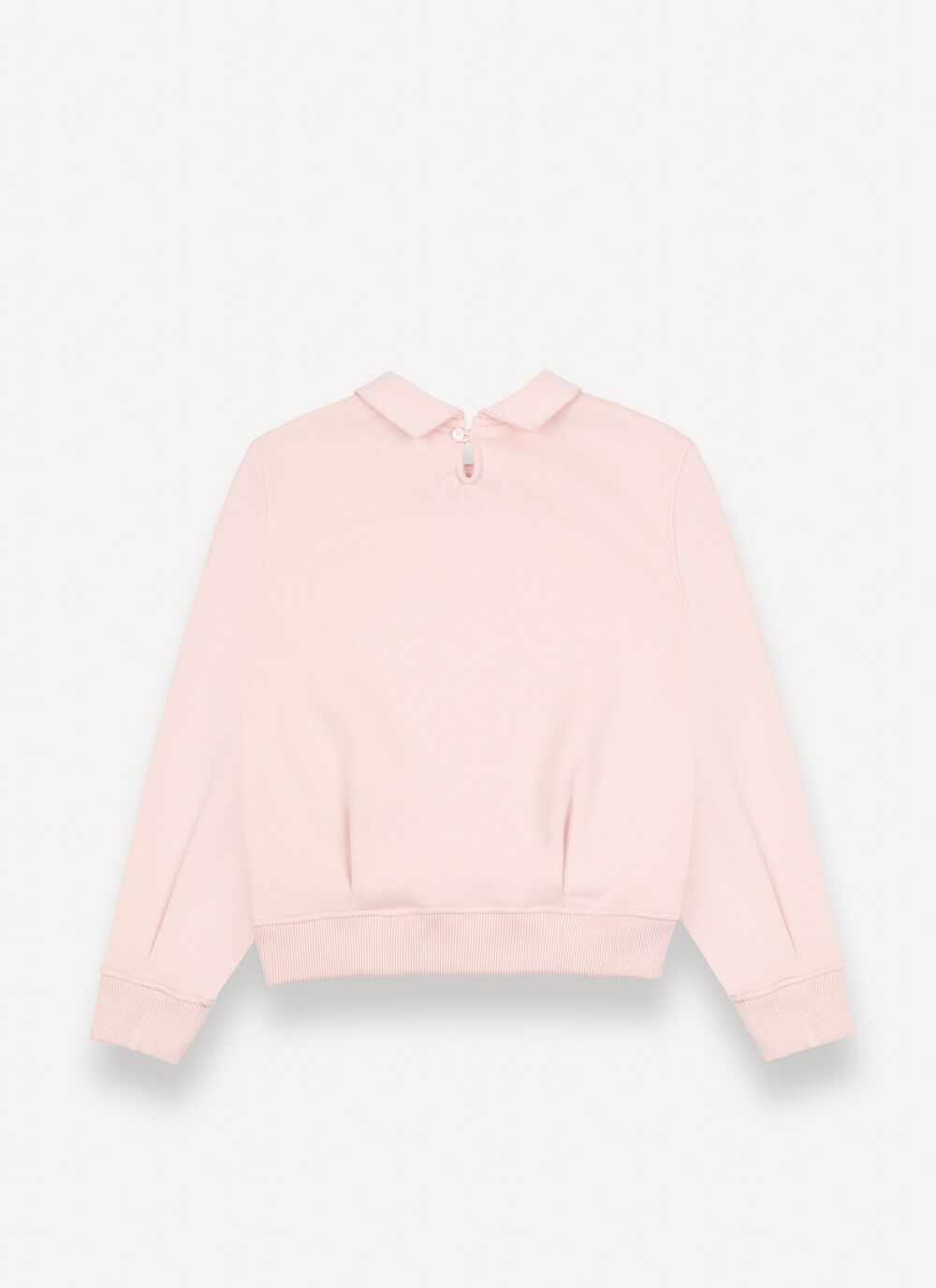 Sweatshirt with collar and darts image number 4