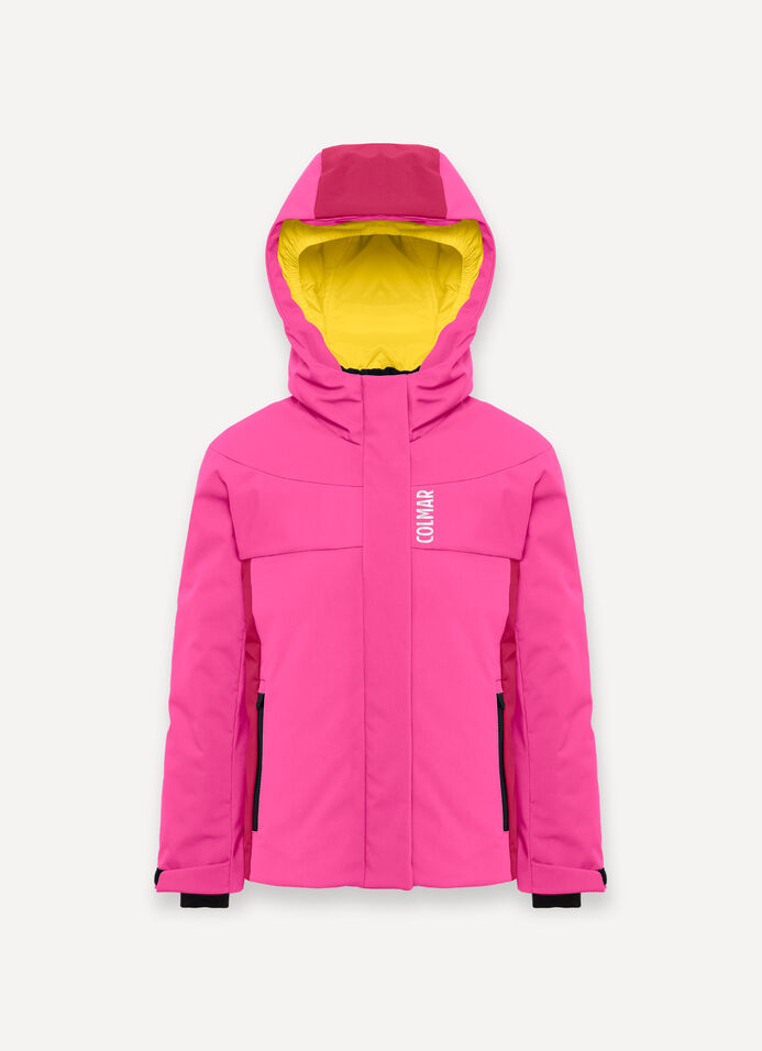 Girl's mechanical stretch ski jacket image number 4