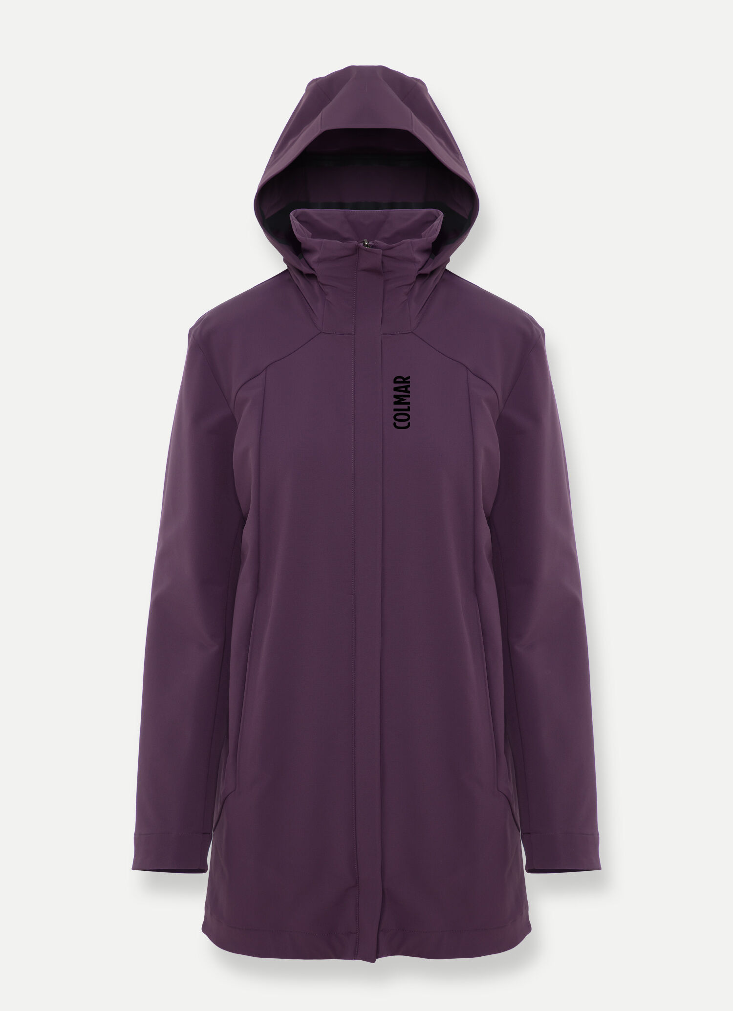 ジャケット COLMAR Woman Jacket Violet 5616U 4XX 632 Mid-length jacket in stretch fabric - BLACKBERRY PURPLE | Colmar