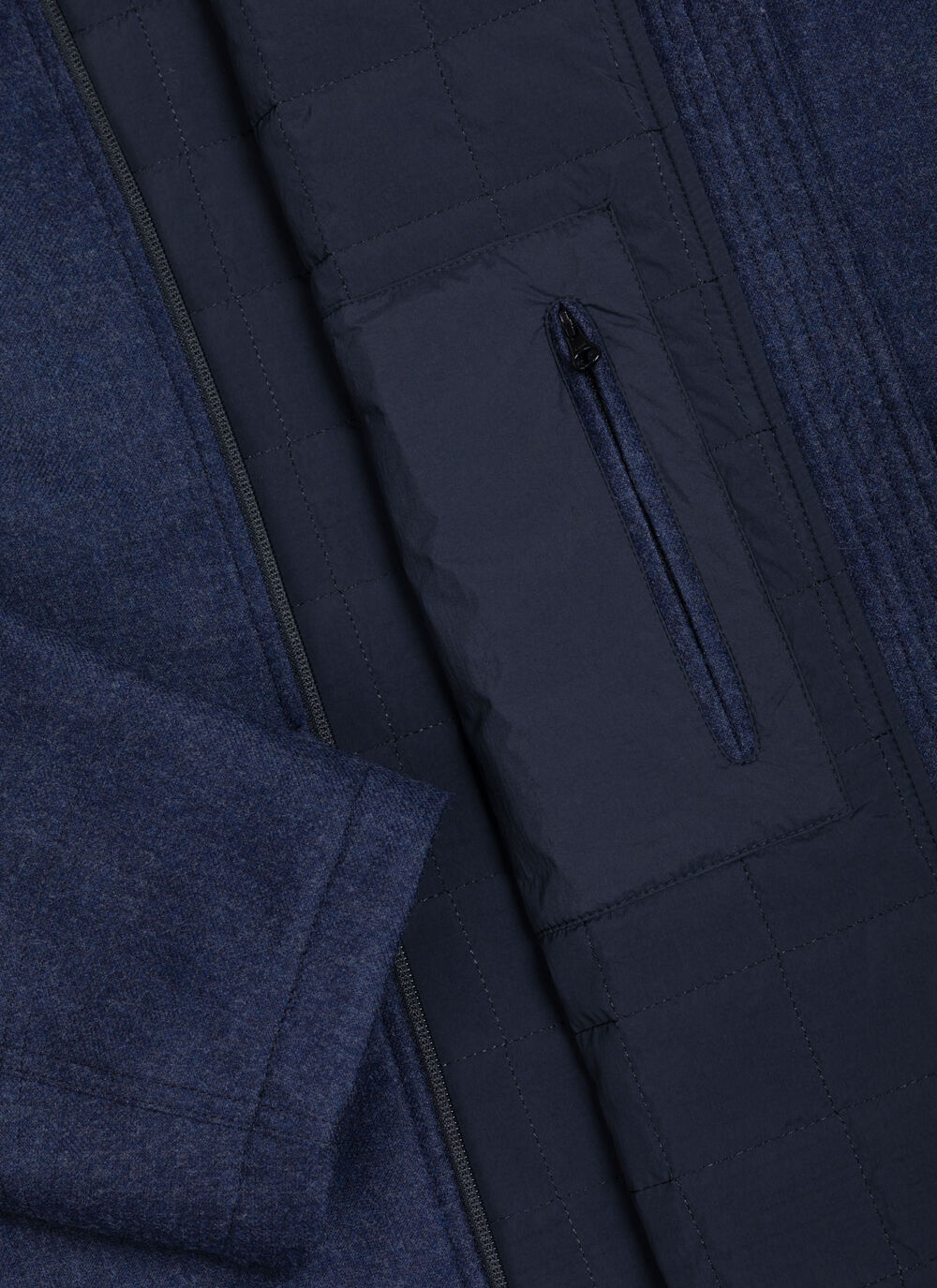 Lightweight wadded shirt jacket. image number 6