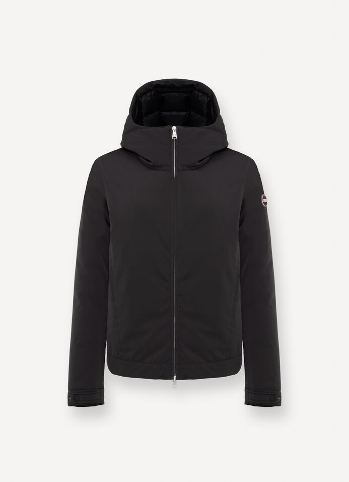 Waterproof fabric down jacket image number 4