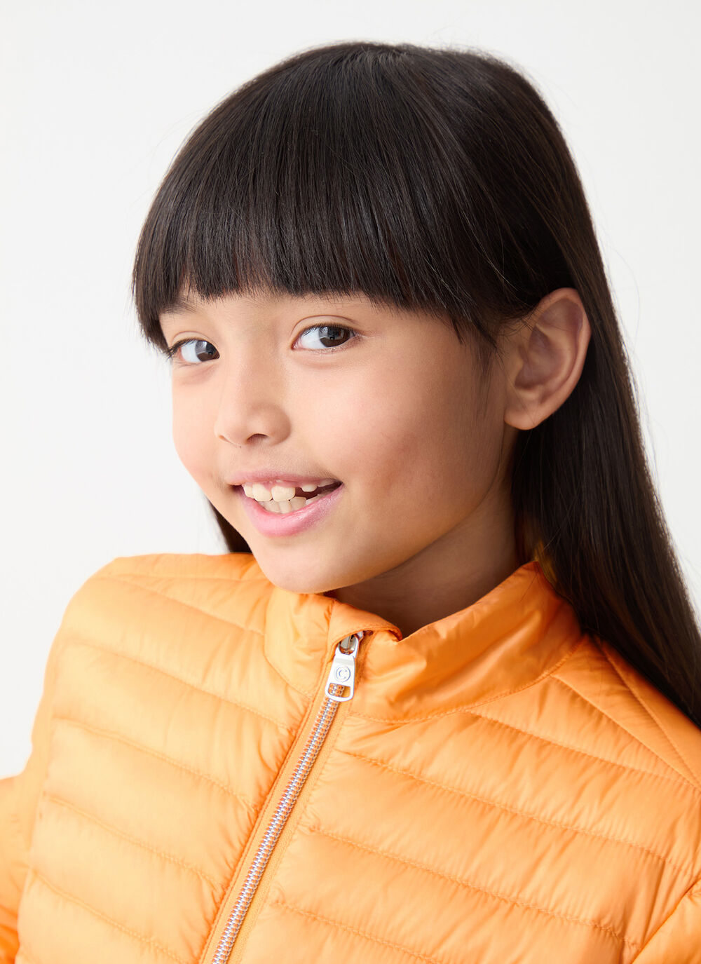 Down jacket with rounded hem image number 2