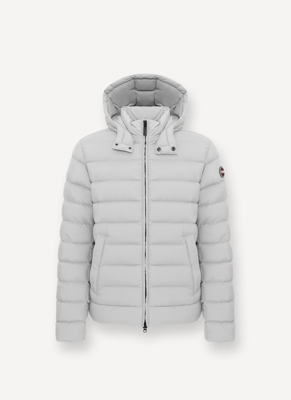 Down jacket with detachable hood image number 4