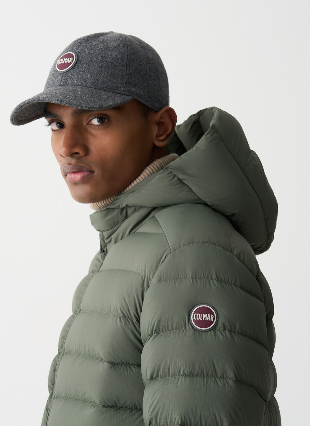 Down jacket with hood image number 2