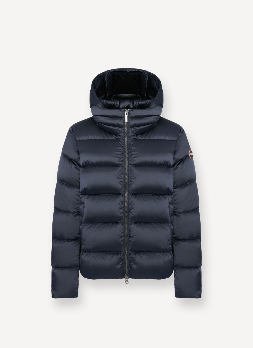 Down jacket with detachable hood image number 4