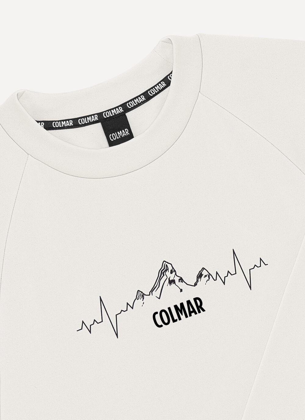 Printed crew-neck stretch ski fleece image number 5