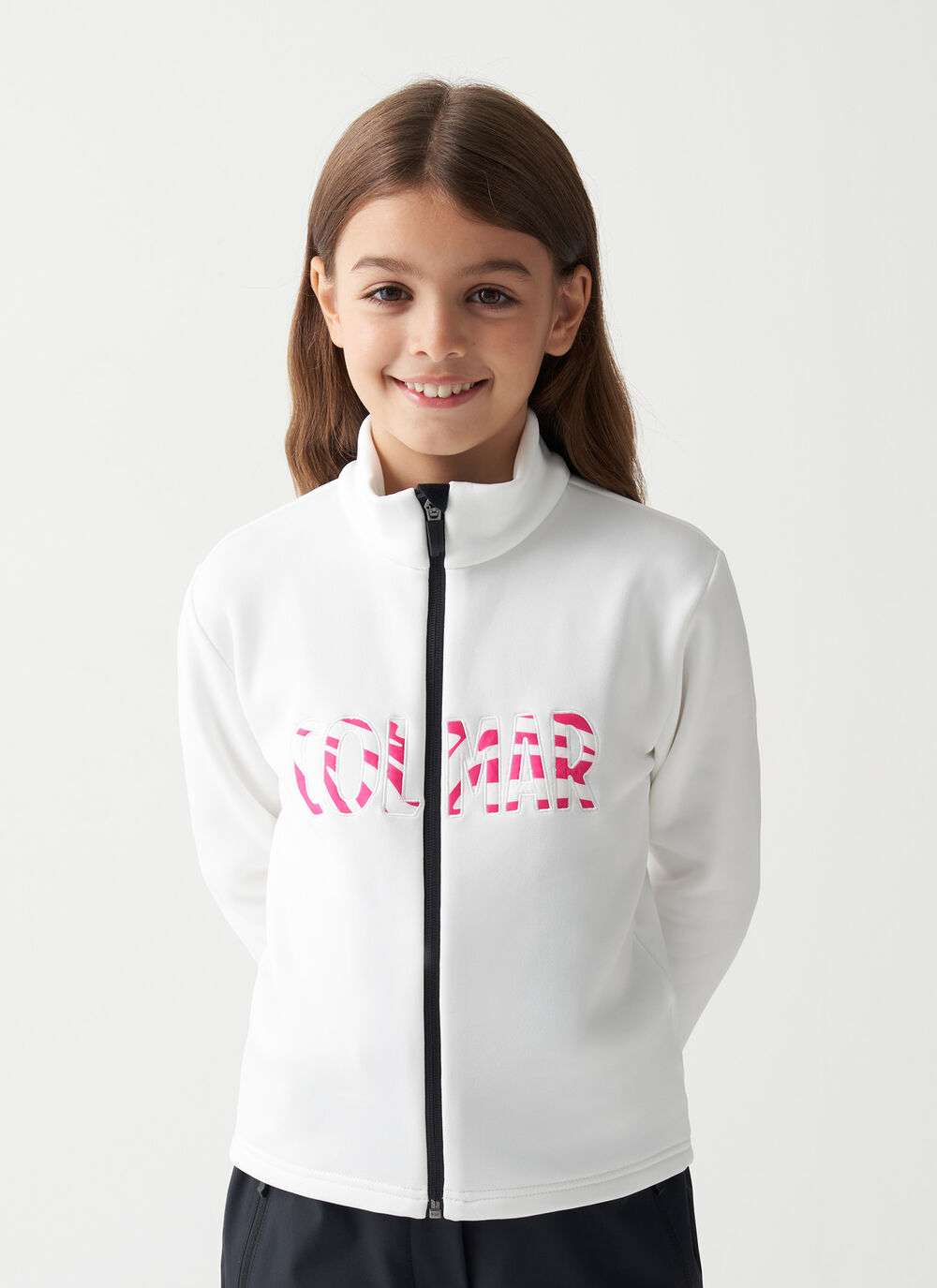 Girl's branded ski fleece image number 1