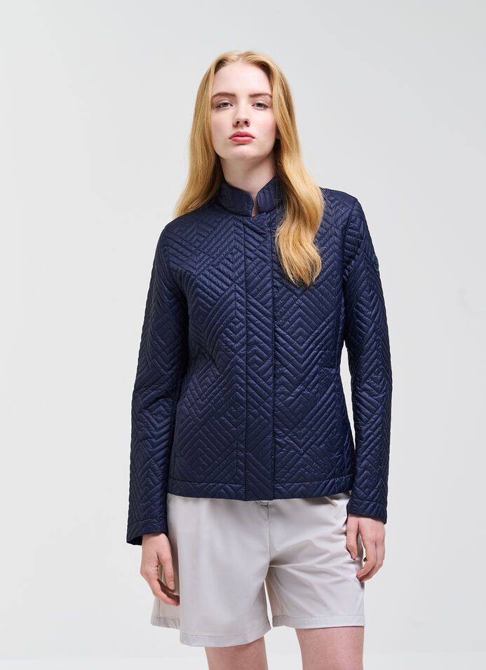 Lightweight Jacket with Geometric Pattern