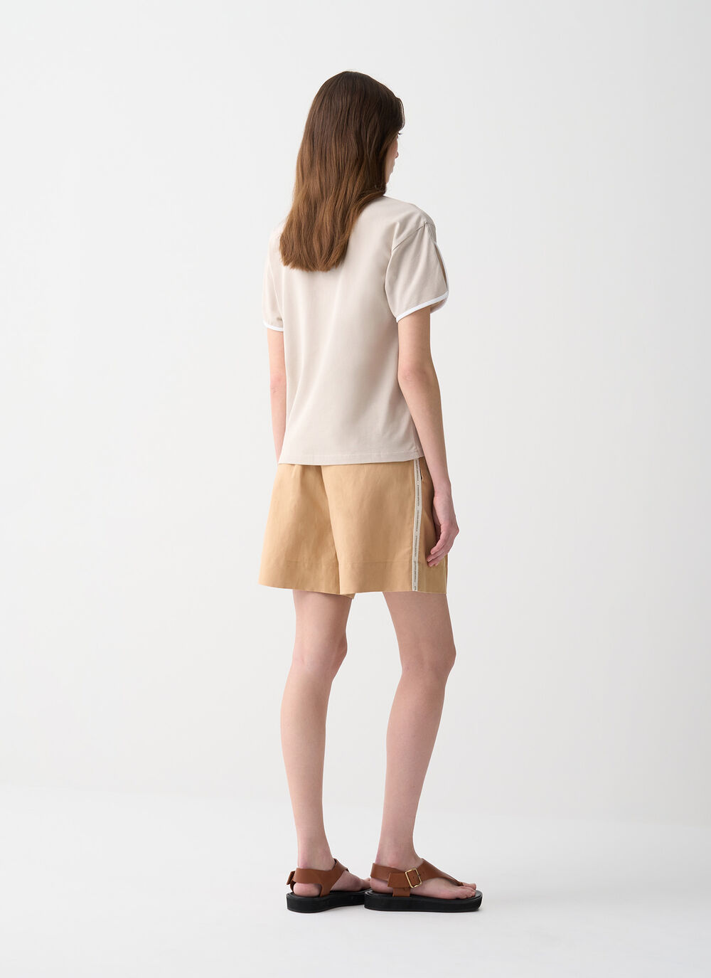 Polo-shirt with rounded sleeves image number 3