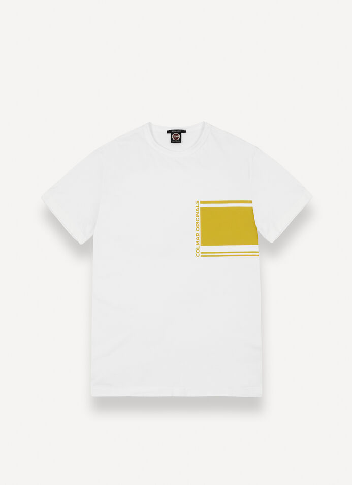 Short-sleeved colour-block T-shirt image number 4