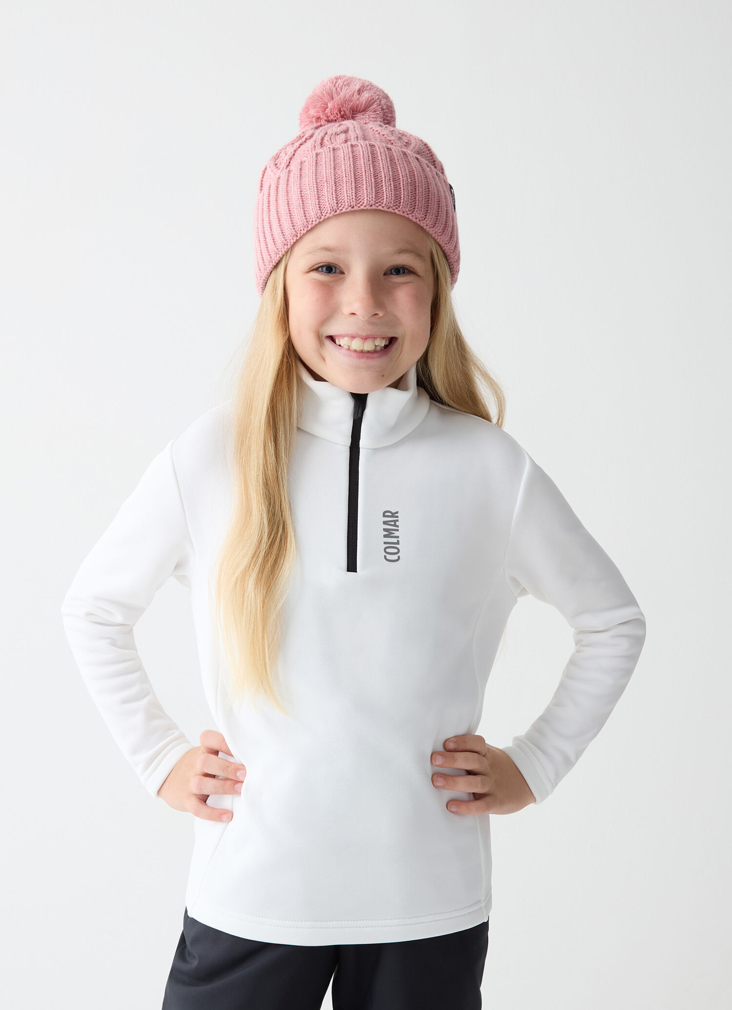 Pile da sci bambina BIANCO Colmar