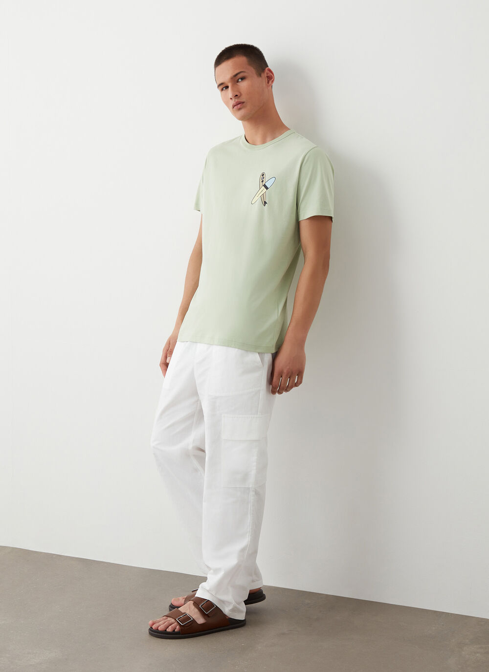 Short-sleeved surf T-shirt image number 0