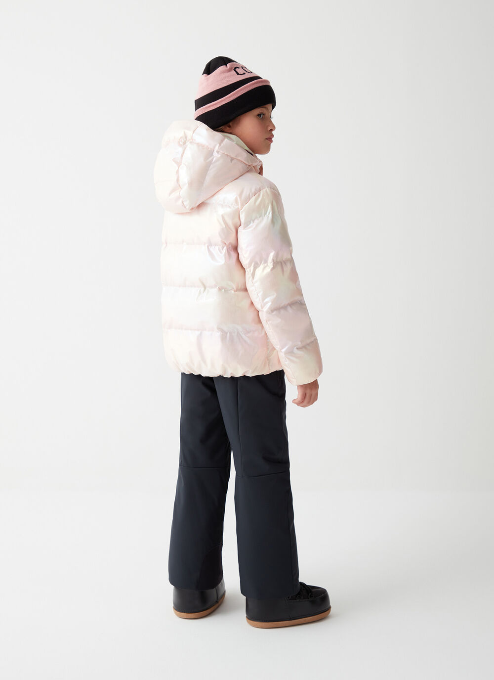 Giacca da sci bambina puffy perlata image number 2