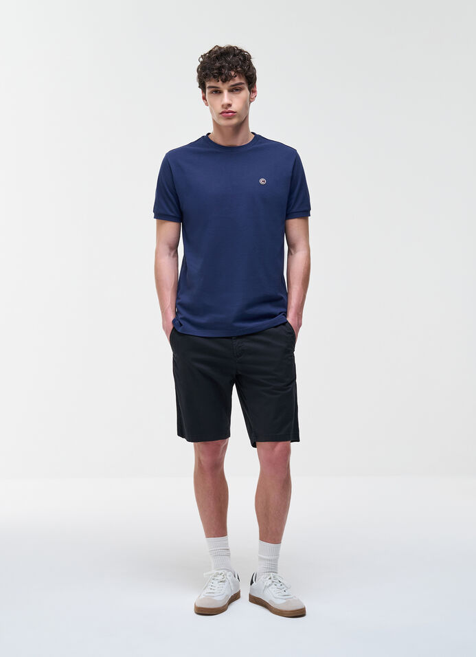 T-shirt en piqu&eacute; de coton