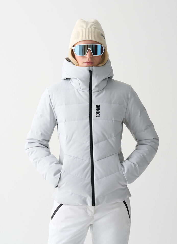Shaping padded ski jacket image number 1