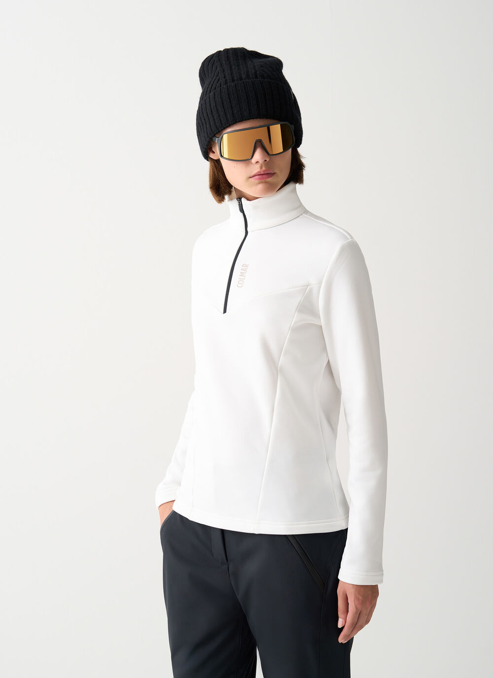 Half-zip stretch ski fleece image number 1