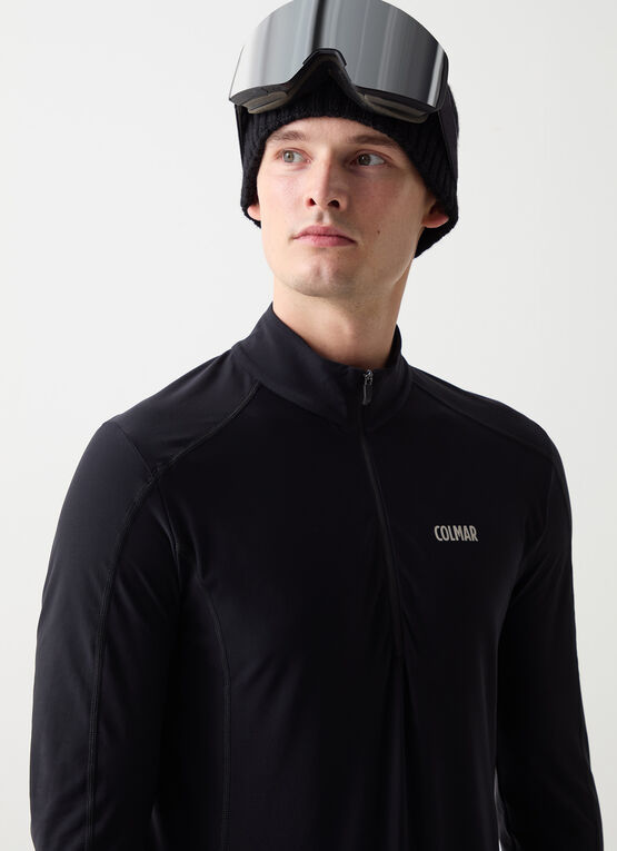Thermal stretch ski sweater