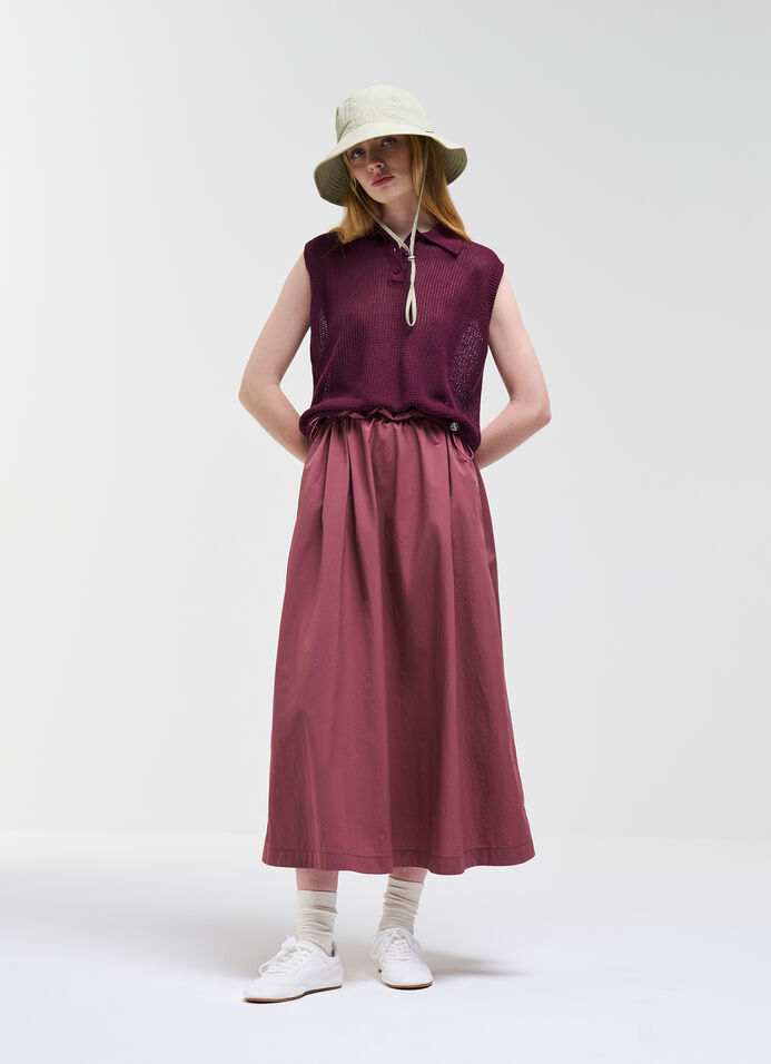 Sleeveless Mesh Polo