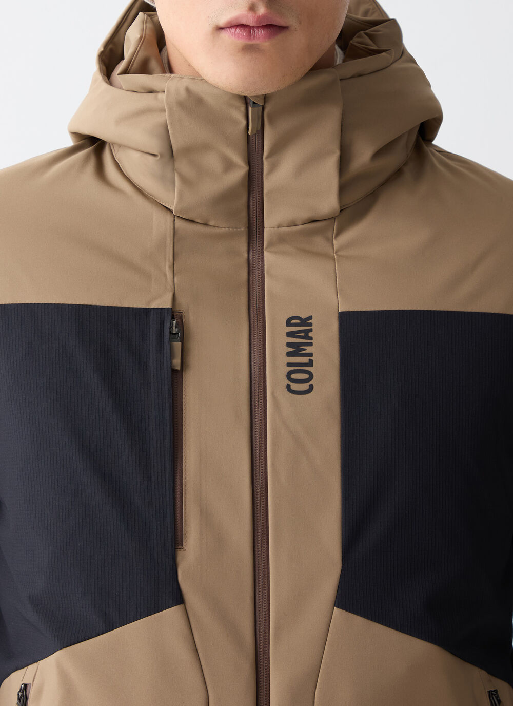 Ski jacket with ventilation zip image number 1