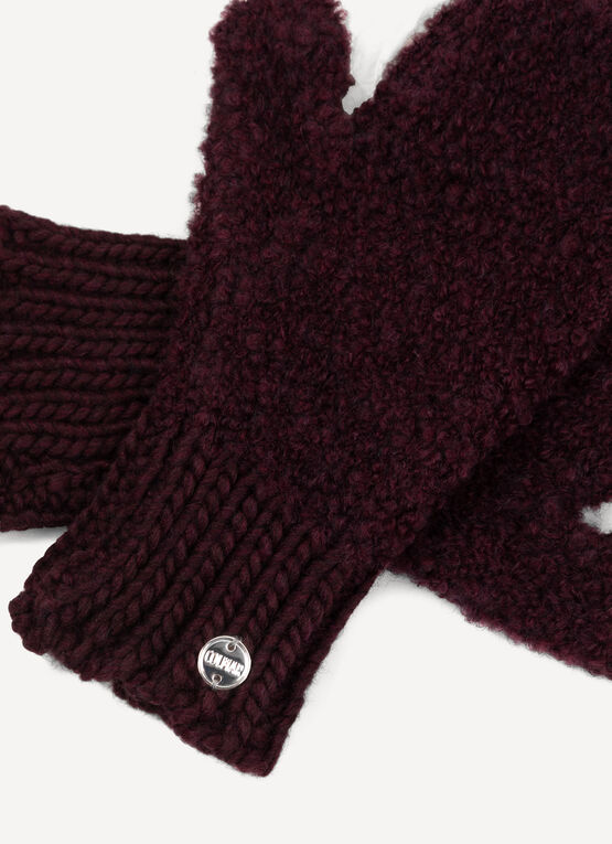 Muffole in filato bouclé
