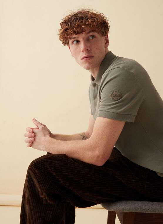 Short-sleeved t-shirt in cotton pique. image number 0