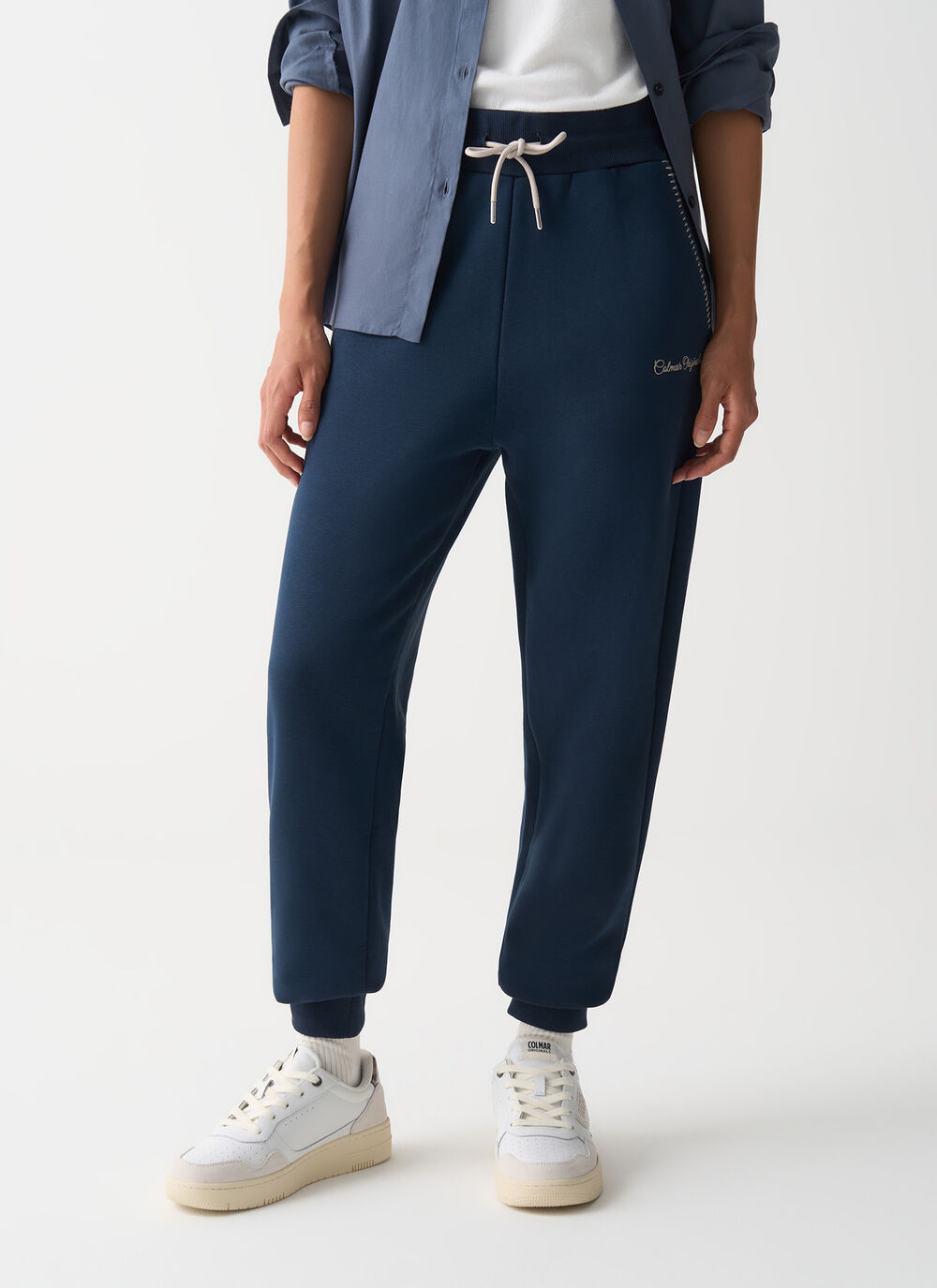 Tracksuit bottoms with embroidery image number 1