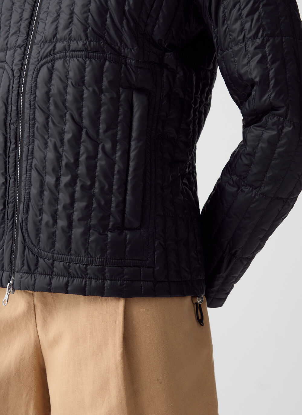 Shiny ultralight down jacket image number 2