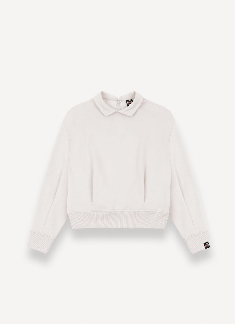 Sweatshirt with collar and darts image number 3